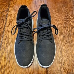 Timberland Davis Square Chukka Mens Black Nubuck Canvas Boot Size 11